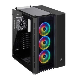CORSAIR Crystal Series 680X RGB ATX High Airflow Tempered Glass Smart Case — Black